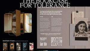 Board - Anne Frank House - The Bookcase For Tolerance